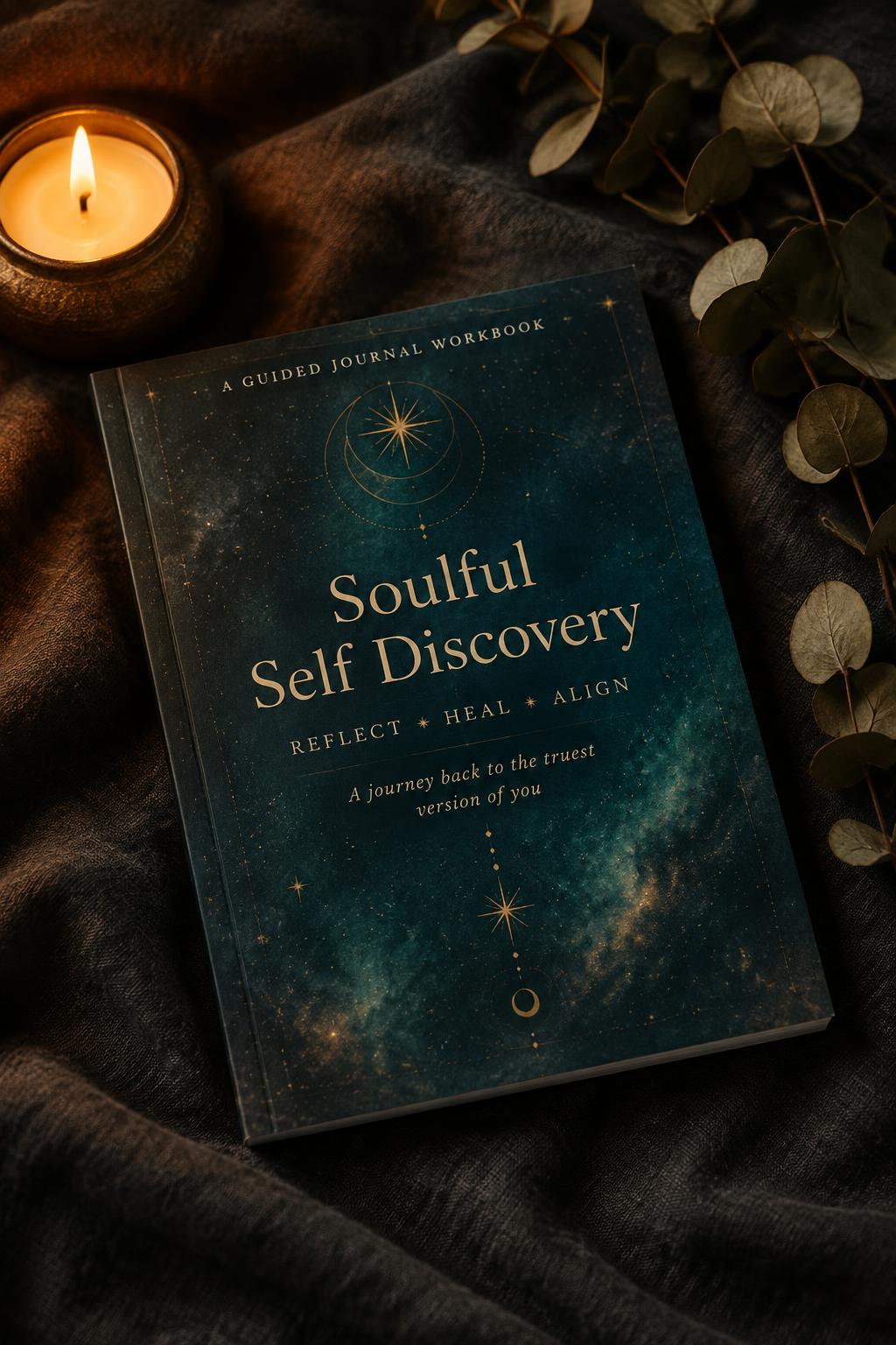 The Soulful Self Discovery guided journal workbook
